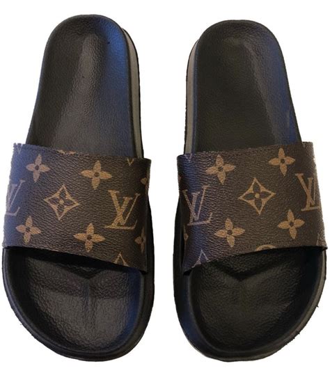 louis vuitton mens sliders|louis vuitton flip flops men's.